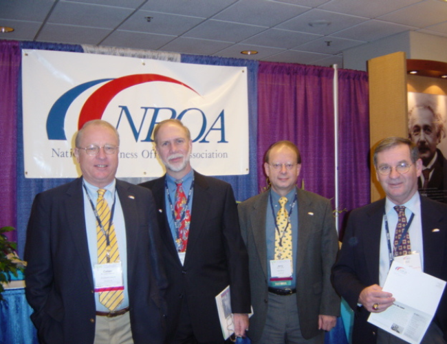 Attendees at an early NBOA Annual Meeting, then called Symposium.