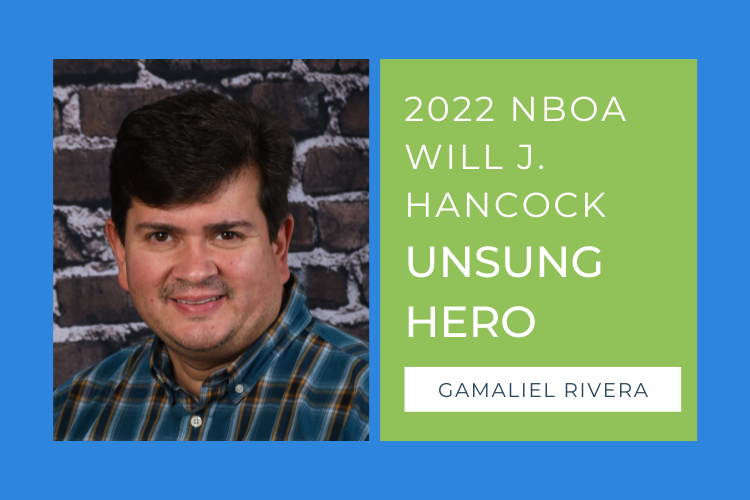 Gamaliel Rivera, NBOA Unsung Hero Award recipient