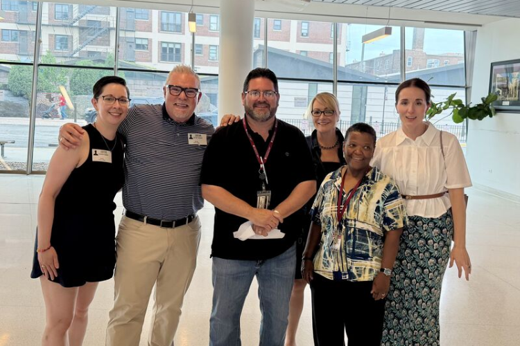 lab school 2 The NBOA staff pose with University of Chicago Laboratory Schools business office staff