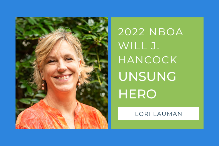 Lori Lauman, NBOA Unsung Hero Award recipient