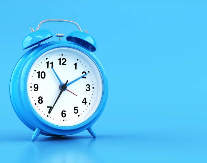 Alarm clock stock image