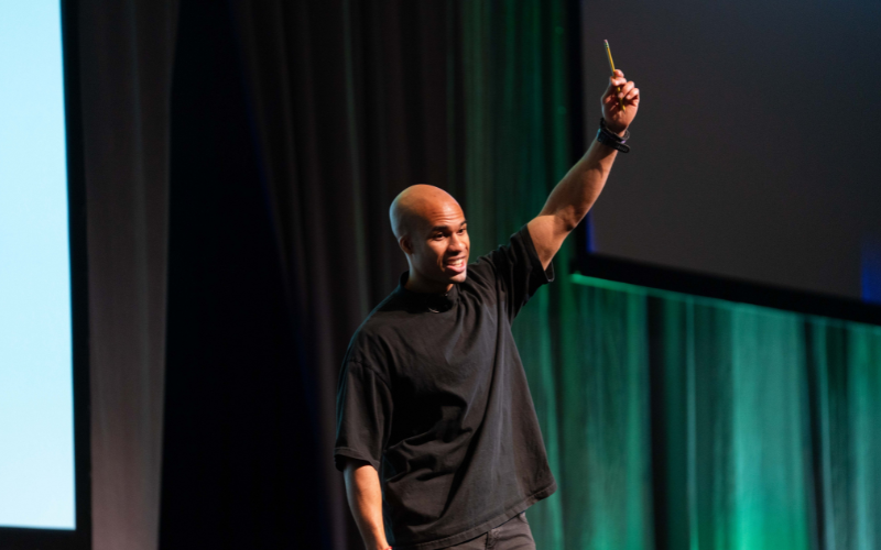 Tucker Bryant delivers the Monday Opening Keynote.