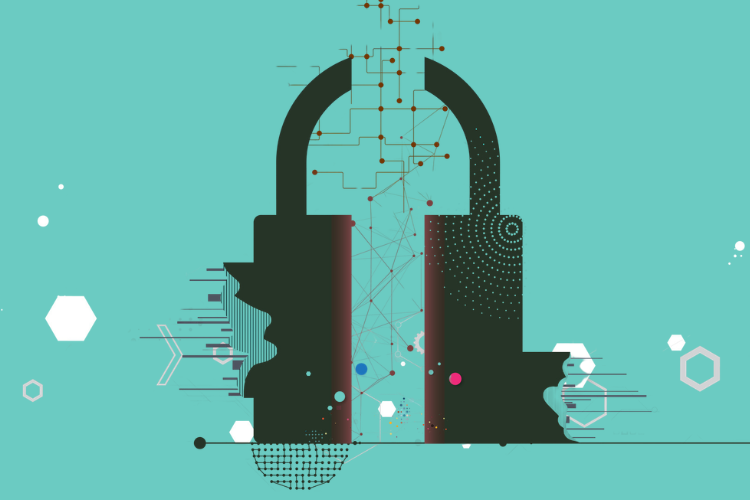 Lock undone with cyber lines