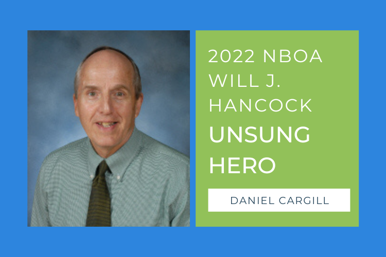 Daniel Cargill, 2022 Will J. Hancock Unsung Hero recipient